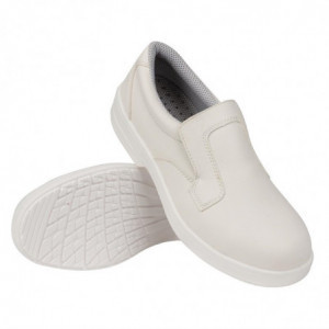 White Safety Moccasins - Size 42 - Lites Safety Footwear - Fourniresto